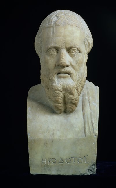 Portrait bust of Herodotus by Unbekannt Unbekannt